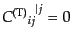 $\displaystyle {{C^{\rm (T)}}_{ij}}^{\vert j} = 0$